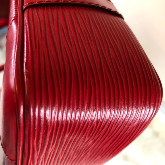 Louis Vuitton Red Epi Leather Porte-Documents - Picture 13 of 15